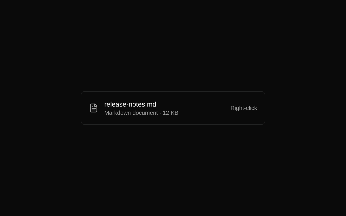 8-bit Context Menu