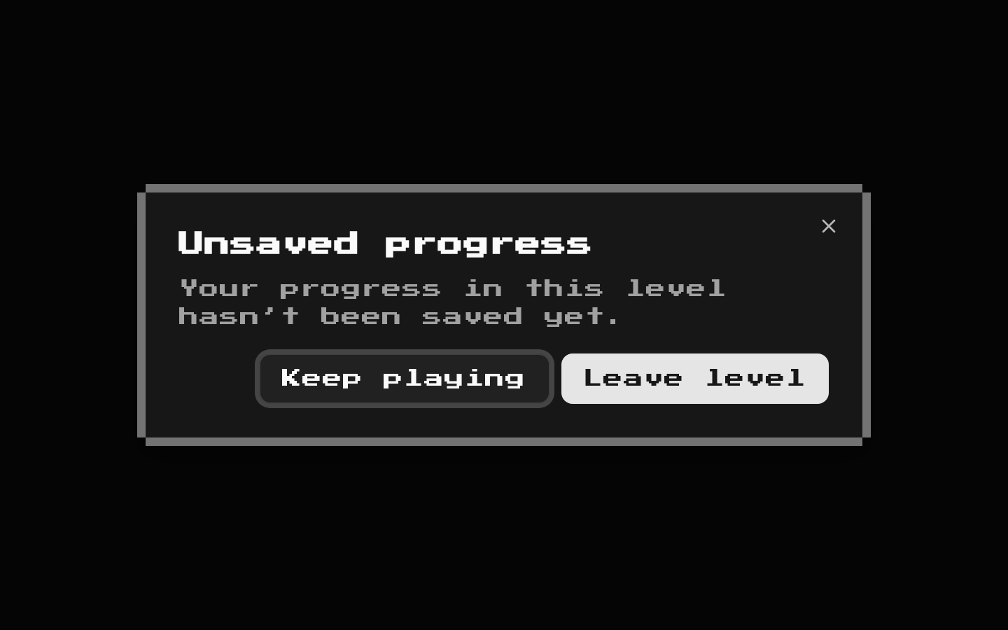 8-bit Dialog