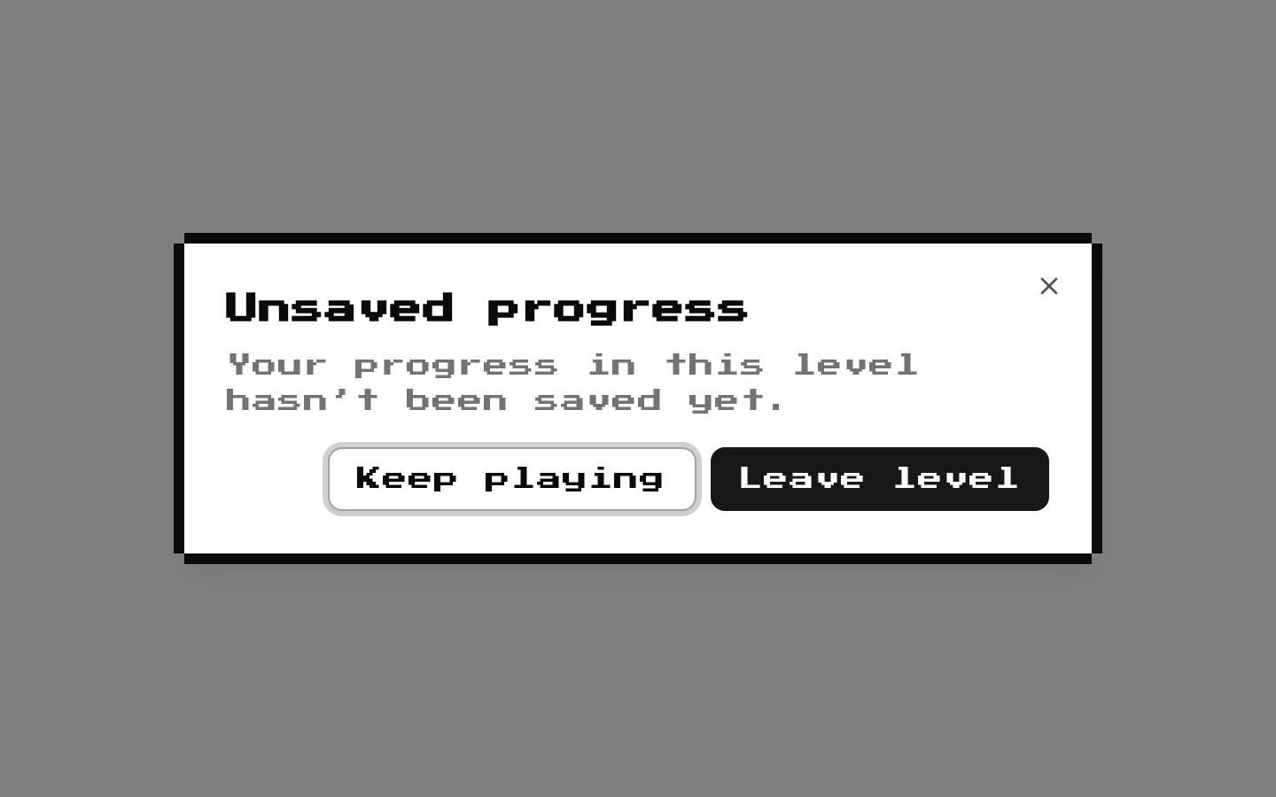 8-bit Dialog
