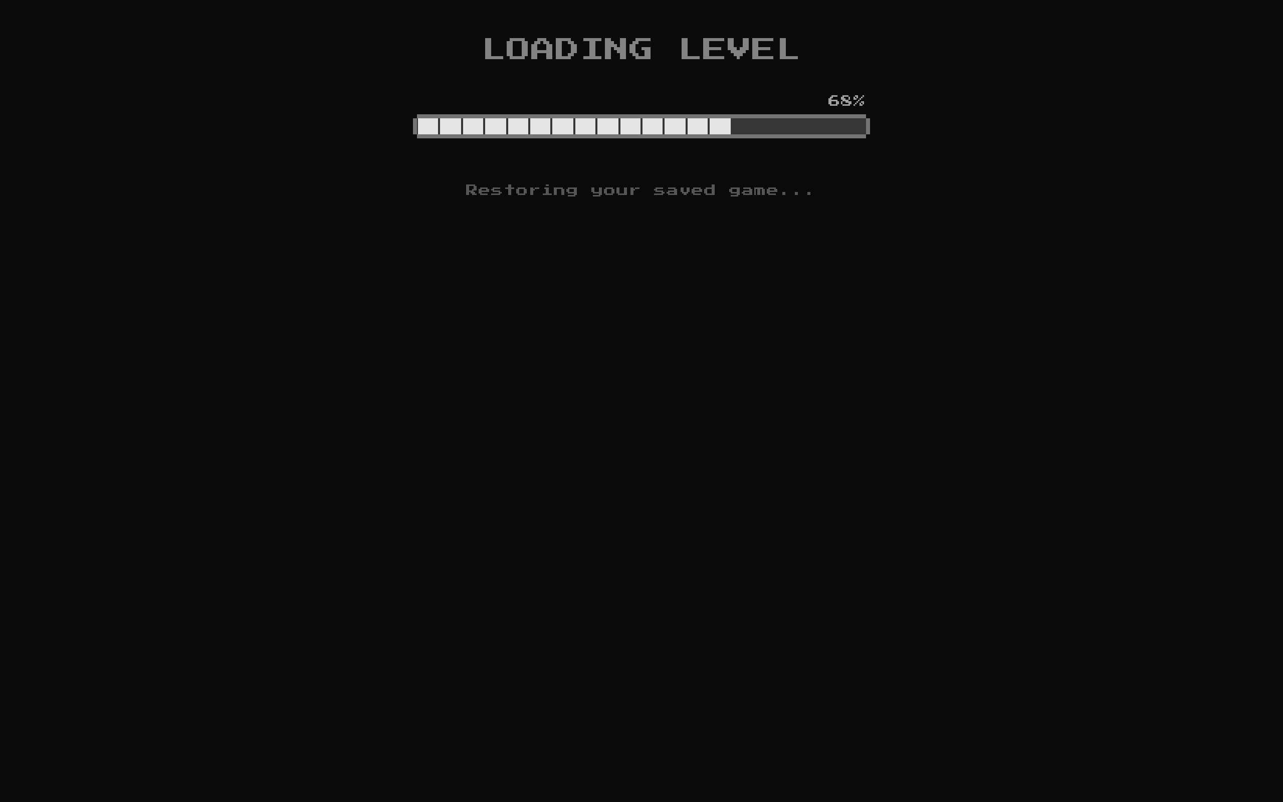 8-bit Loading Screen