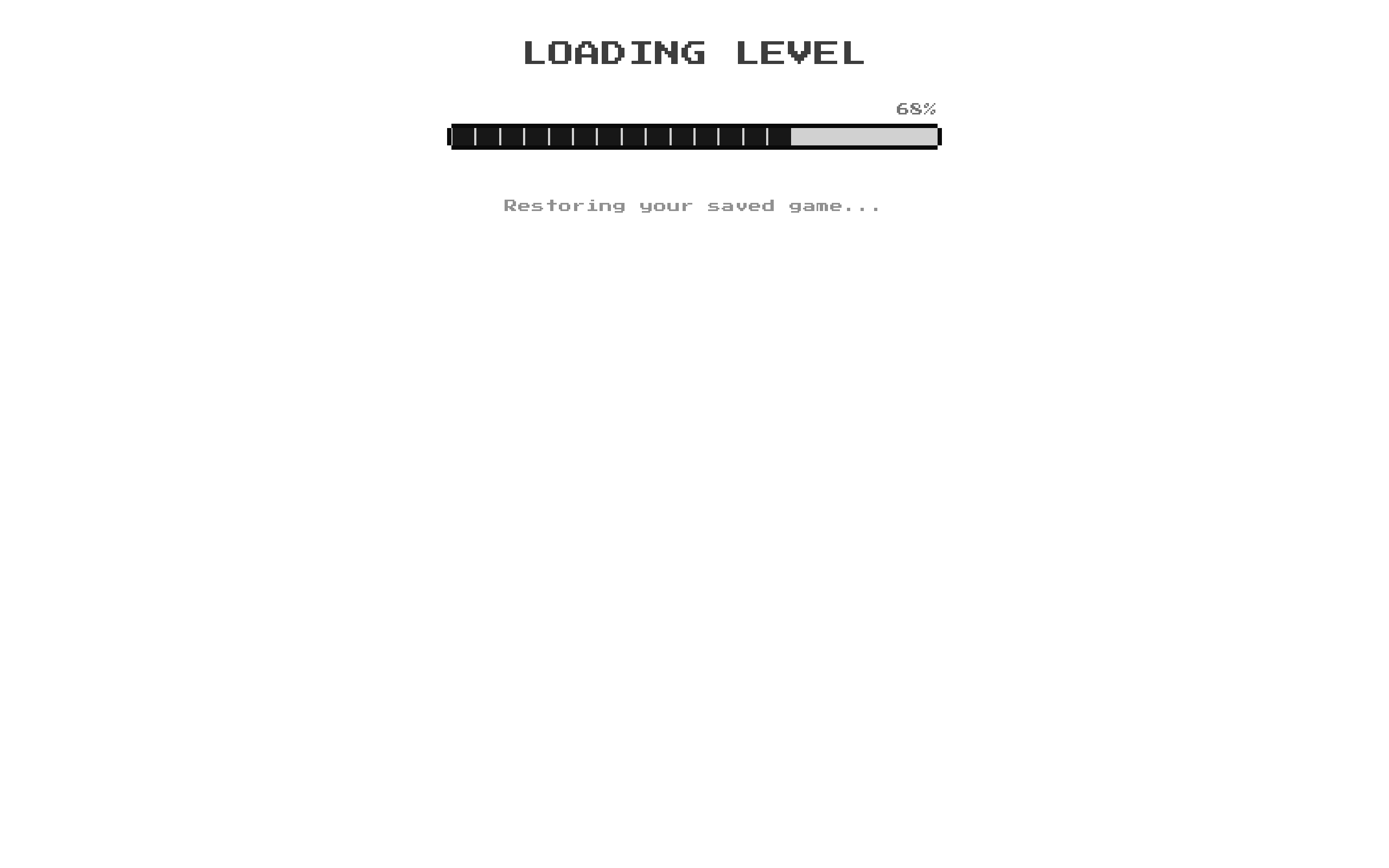 8-bit Loading Screen
