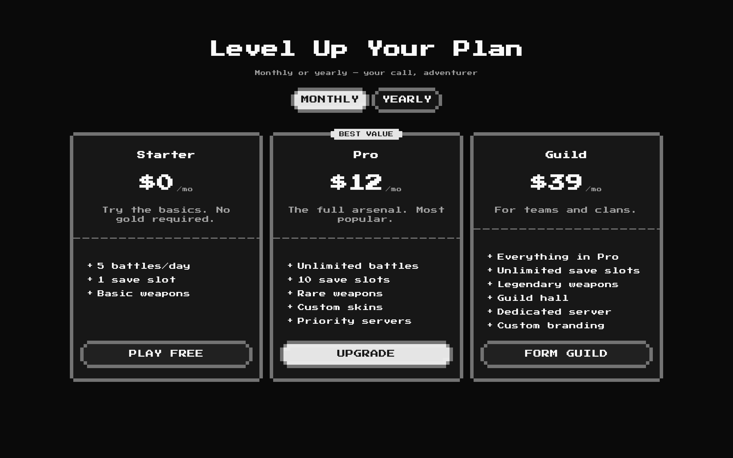 8-bit Pricing 2
