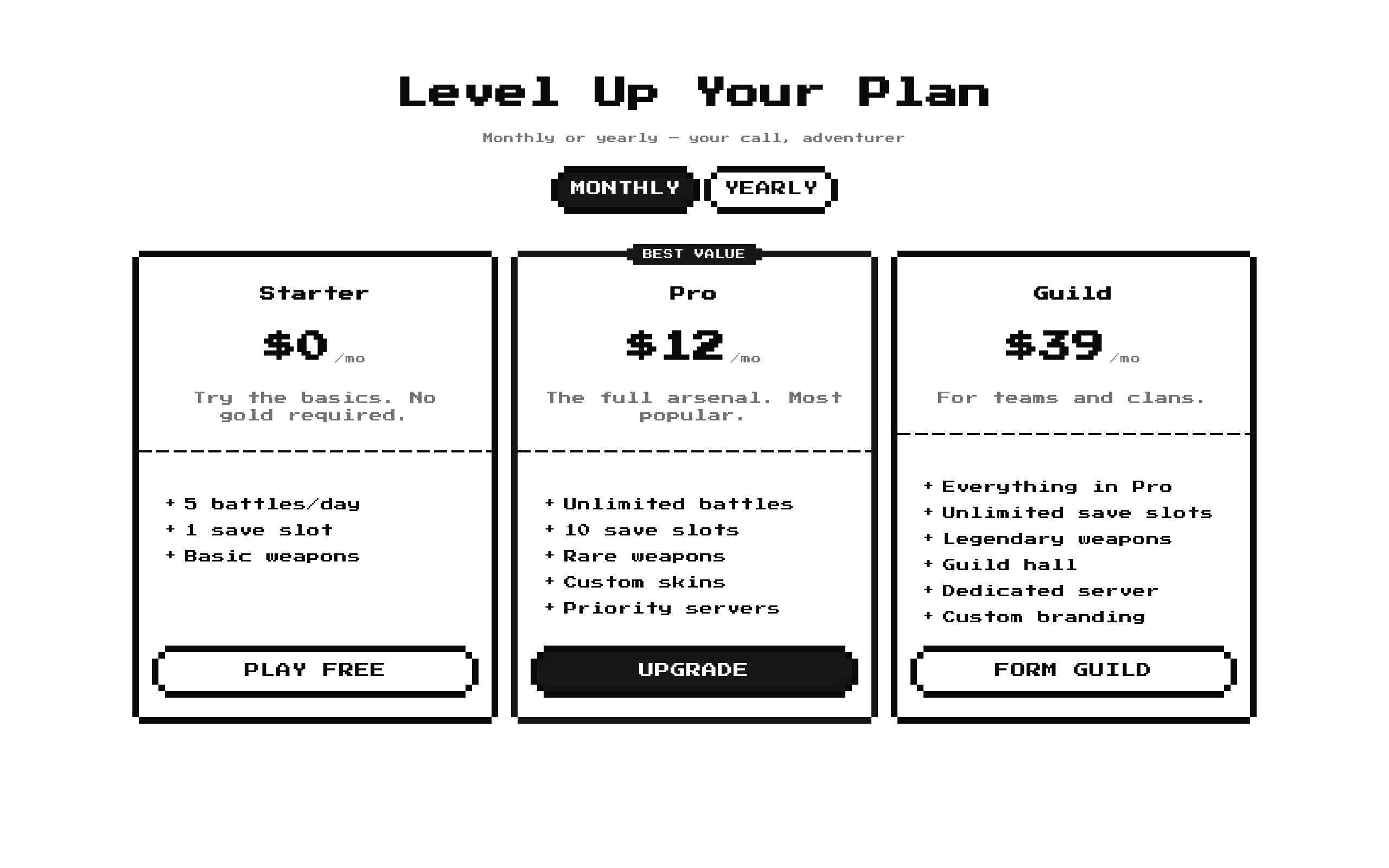 8-bit Pricing 2