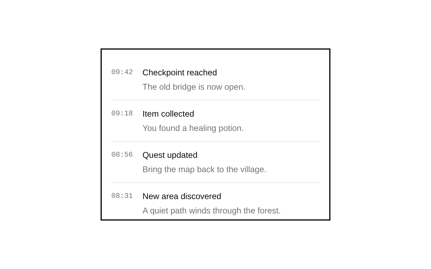 8-bit Scroll Area