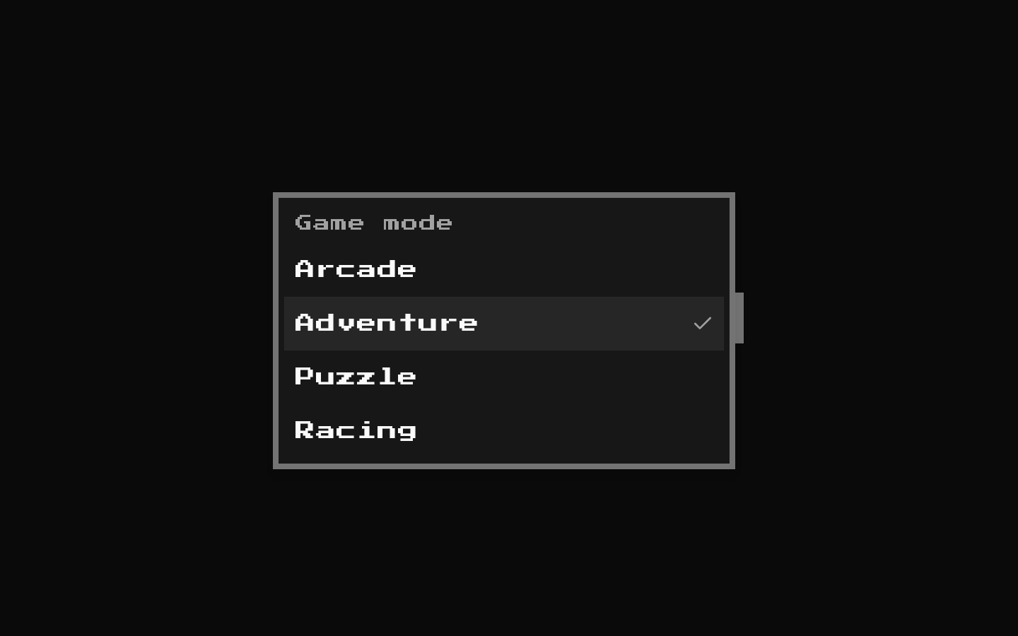 8-bit Select
