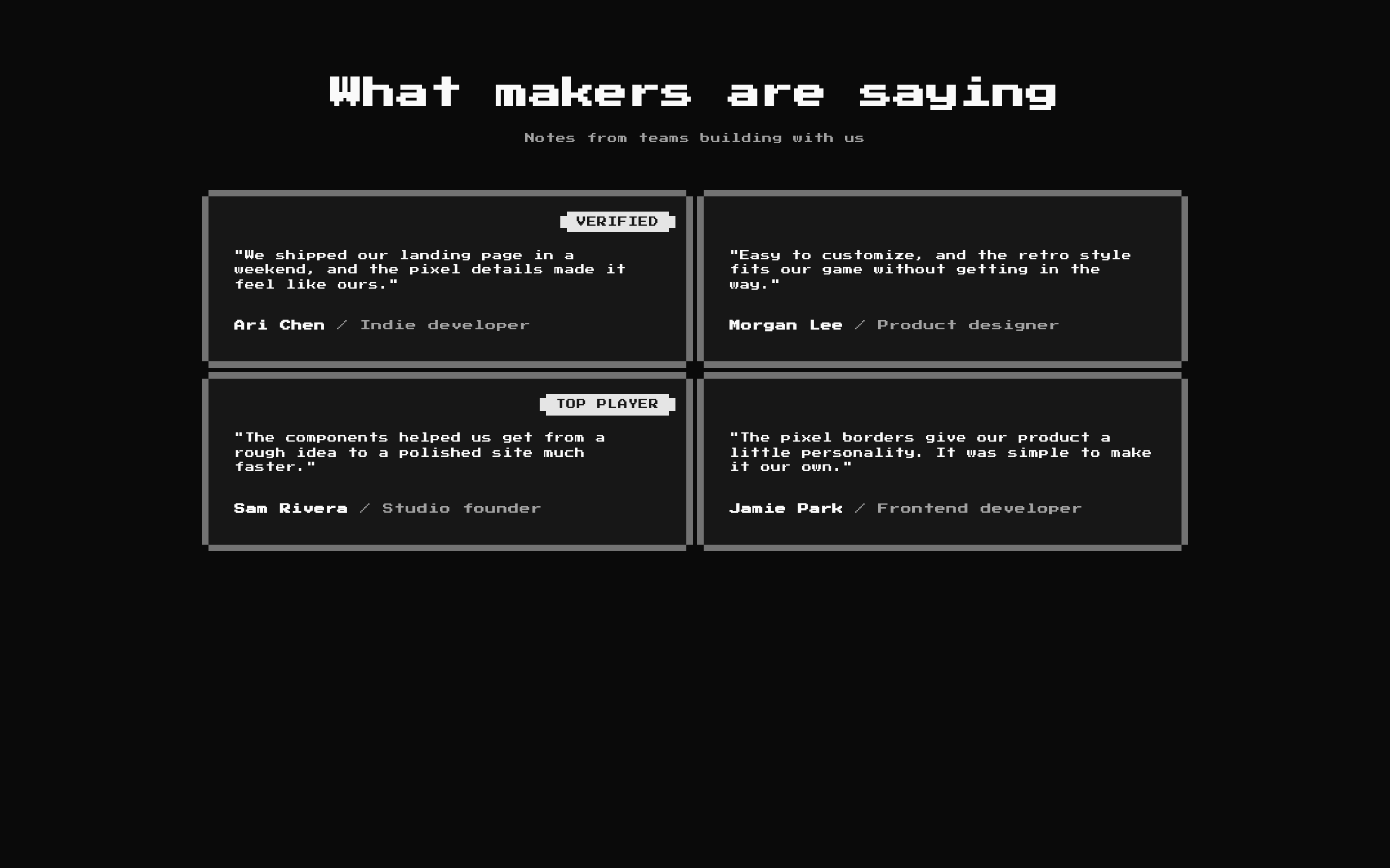 8-bit Social Proof 2