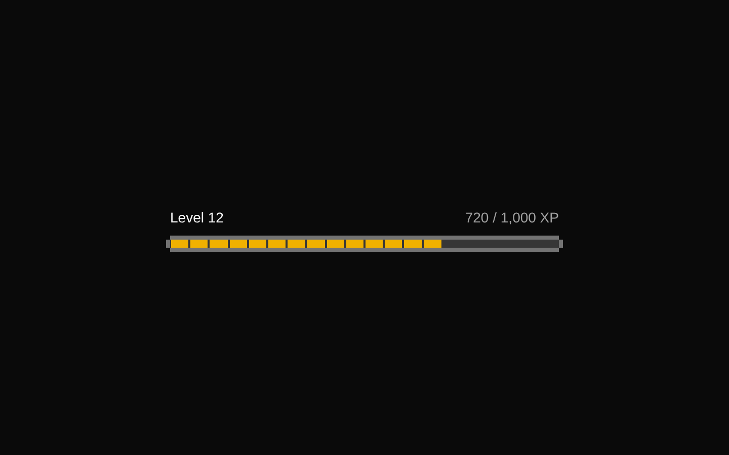 8-bit XP Bar