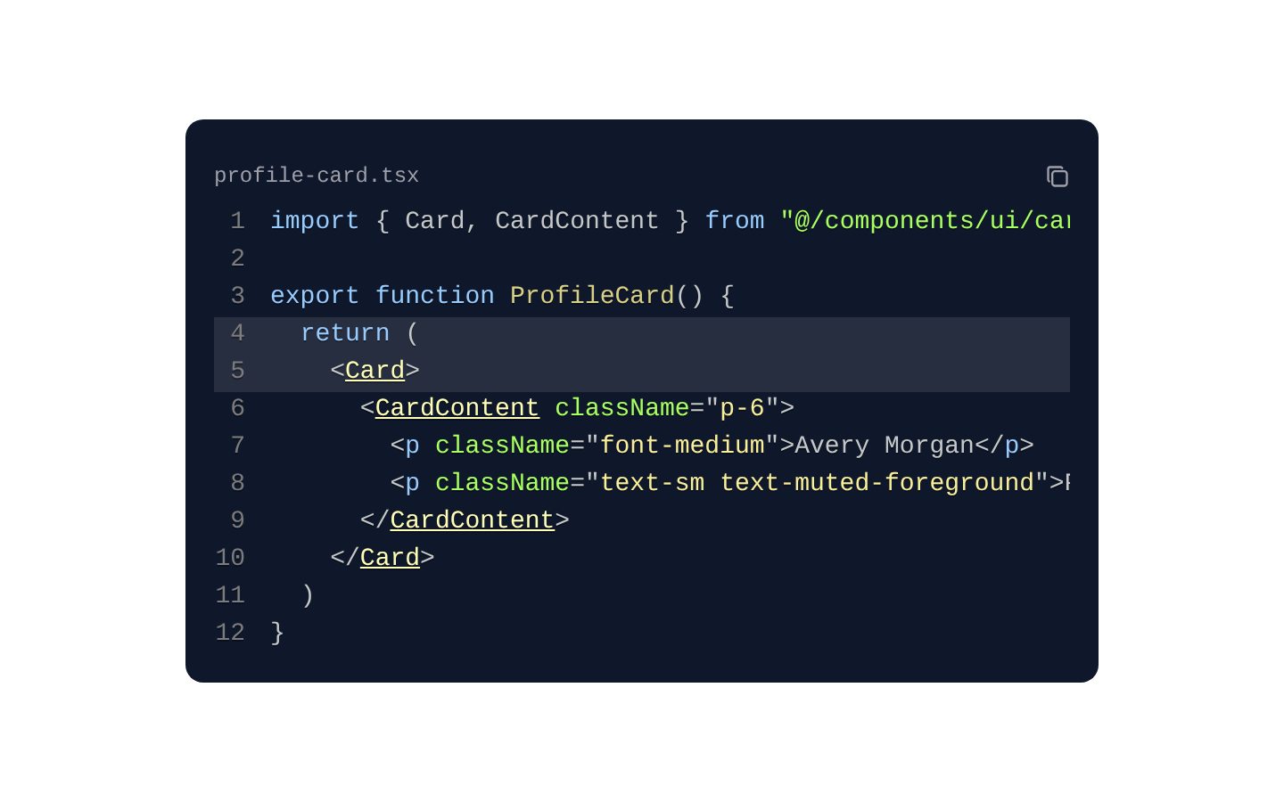 Code Block