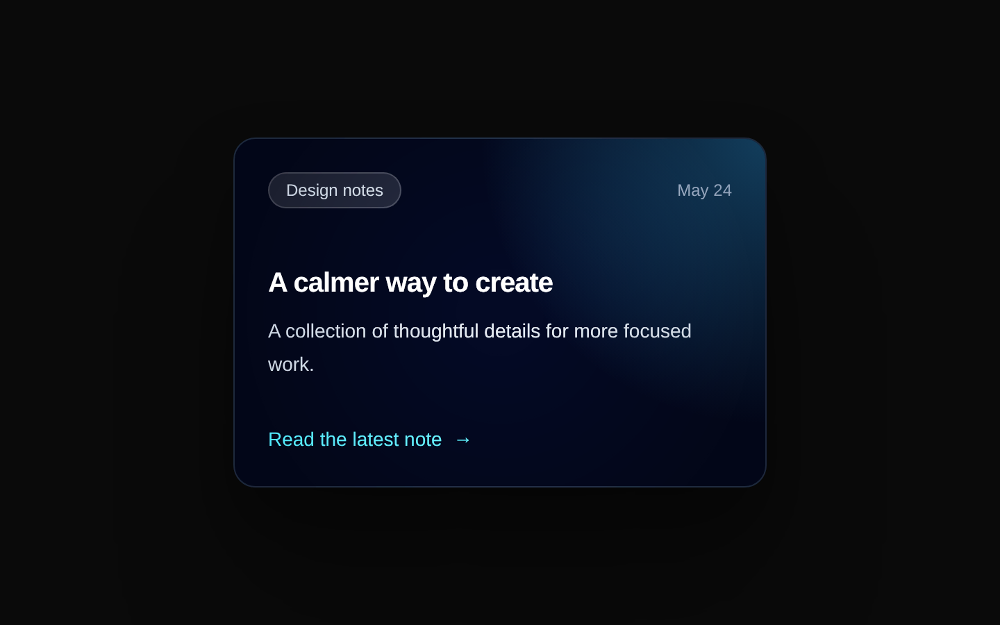 Comet Card
