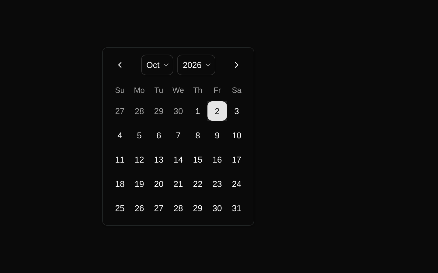 Calendar