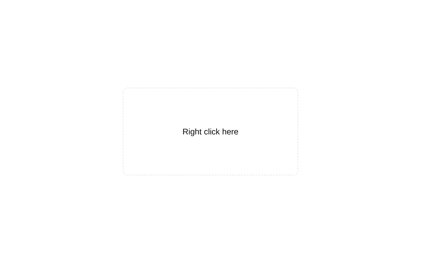 Context Menu