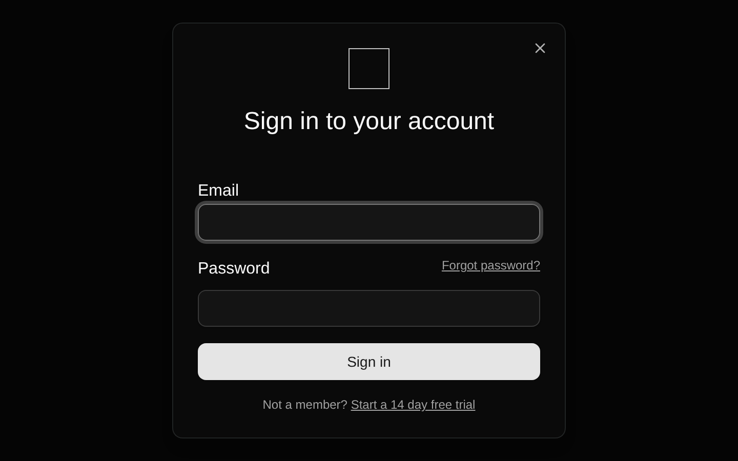 Modal Dialogs