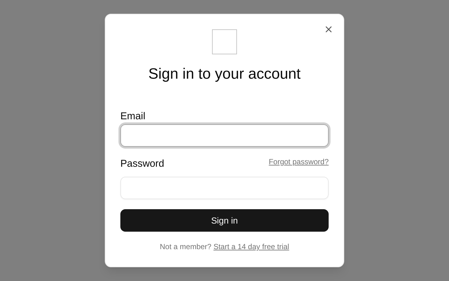 Modal Dialogs