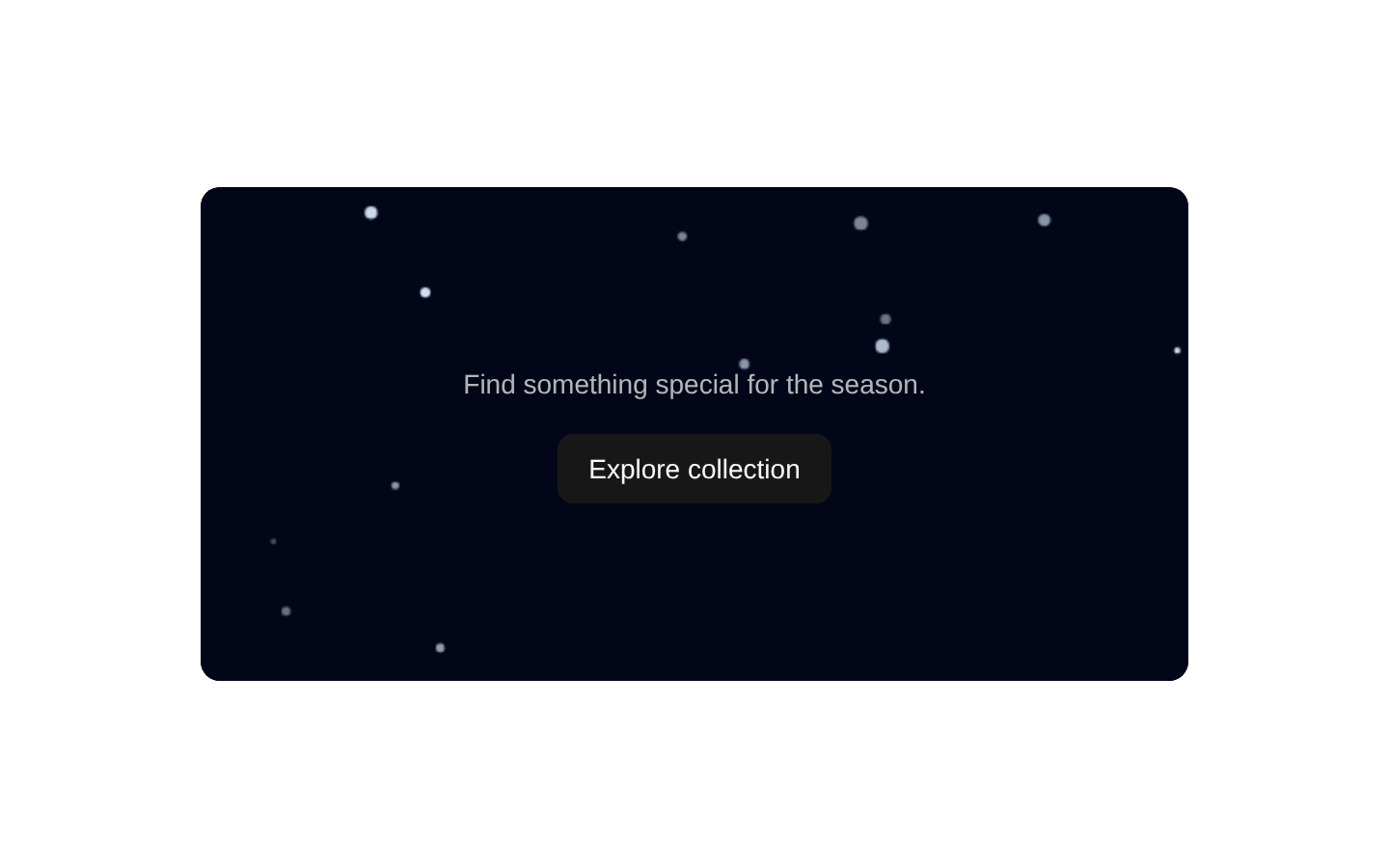 Snowfall Animation