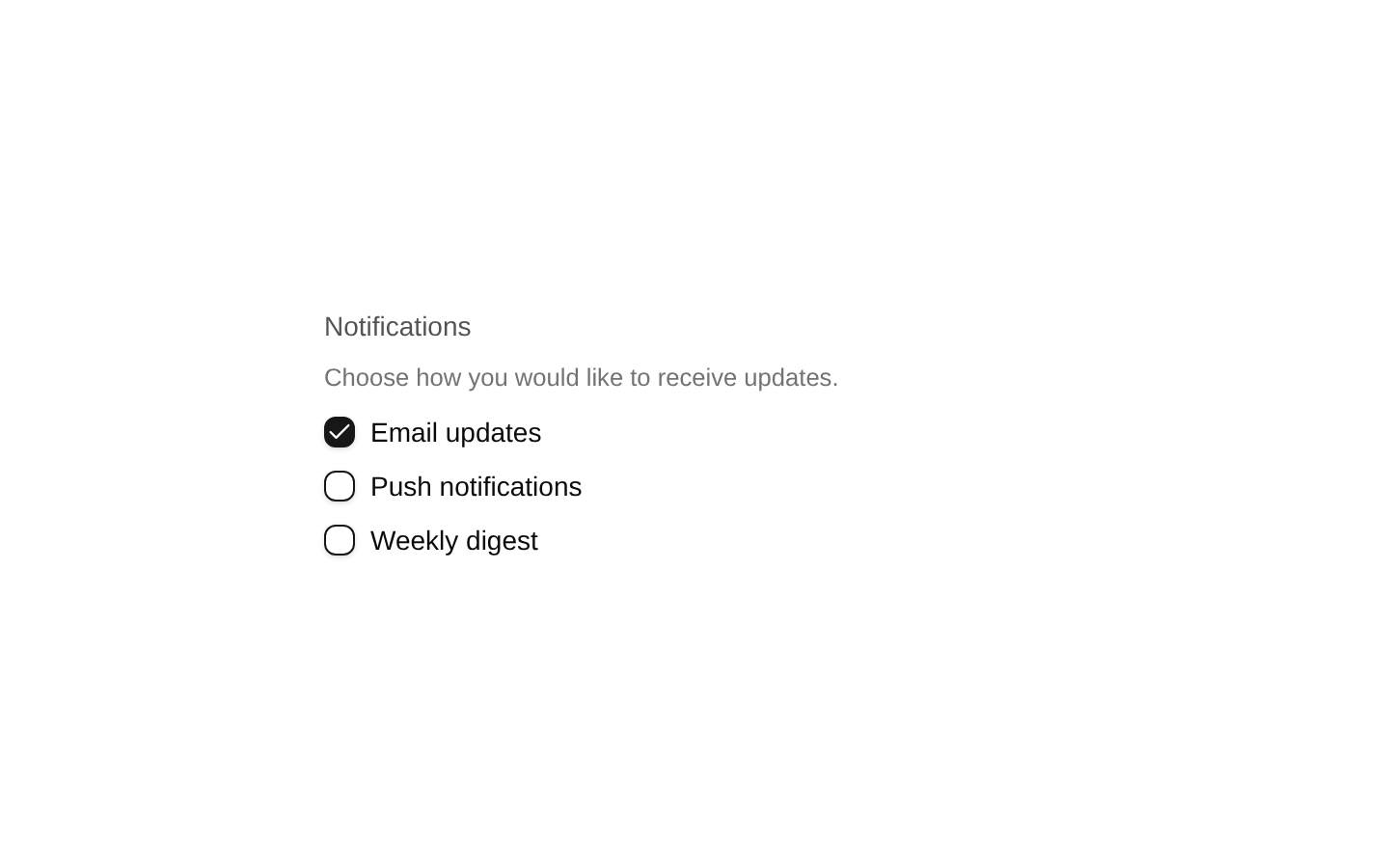 Checkbox Group