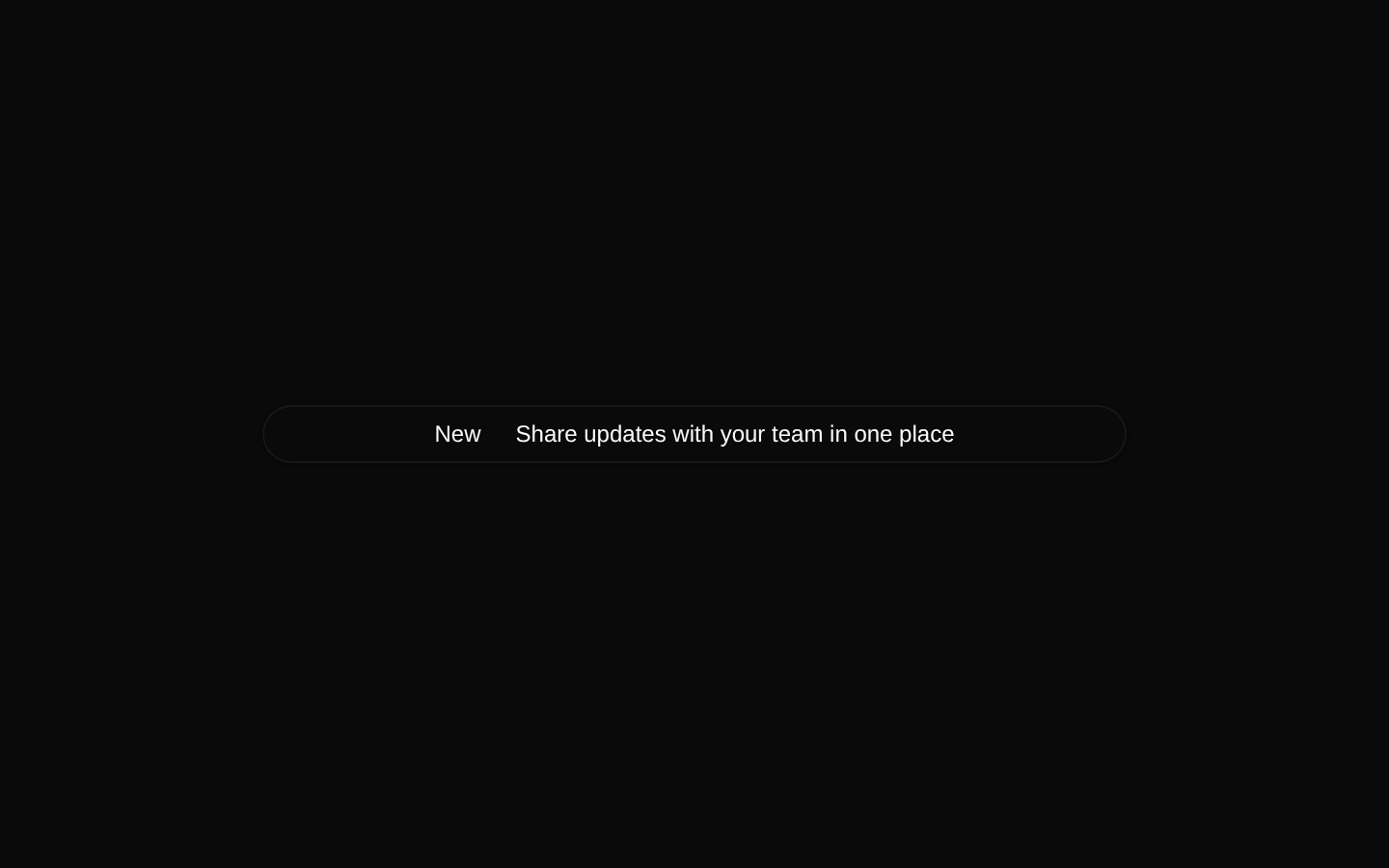 announcement