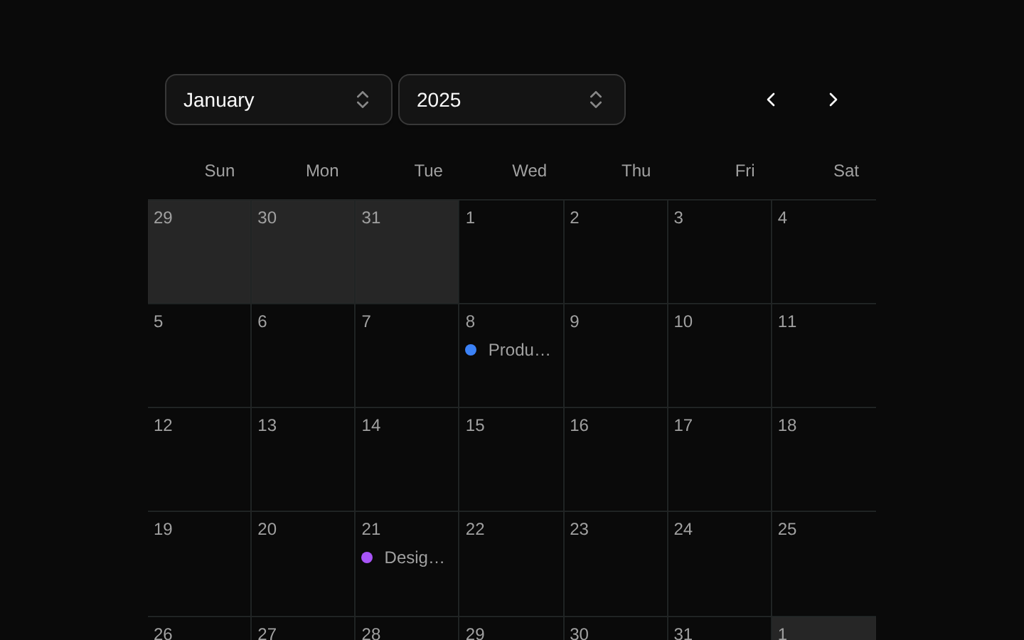 calendar