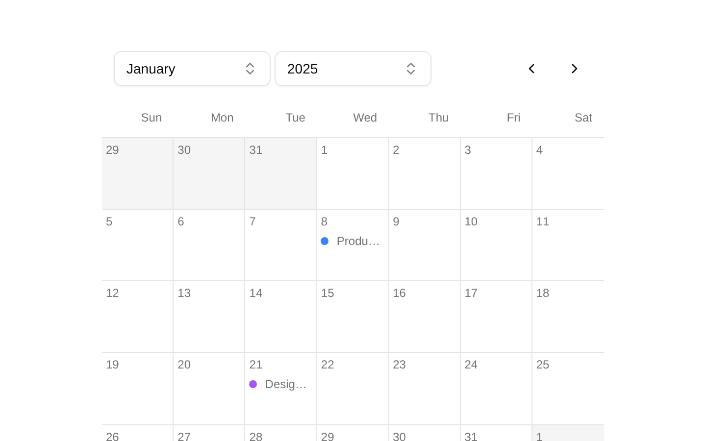 calendar