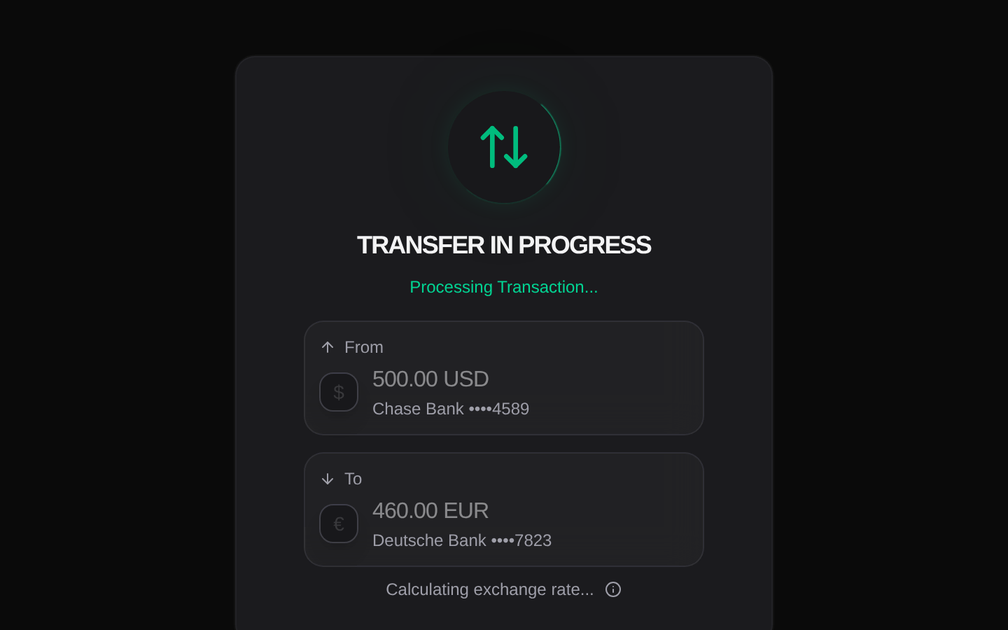 Currency Transfer