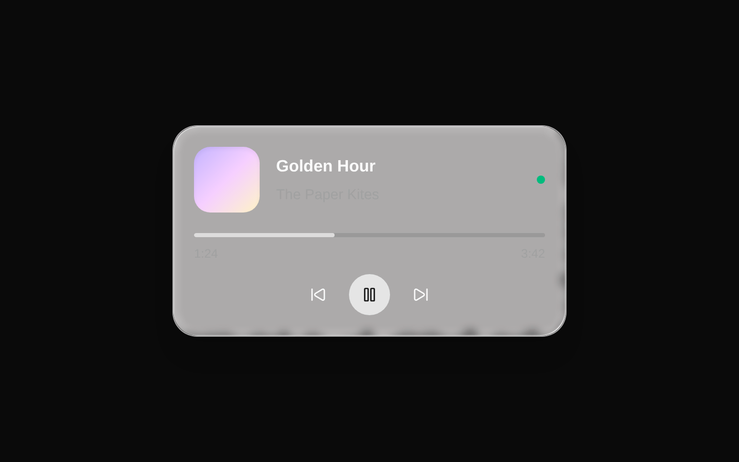 Liquid Glass Card