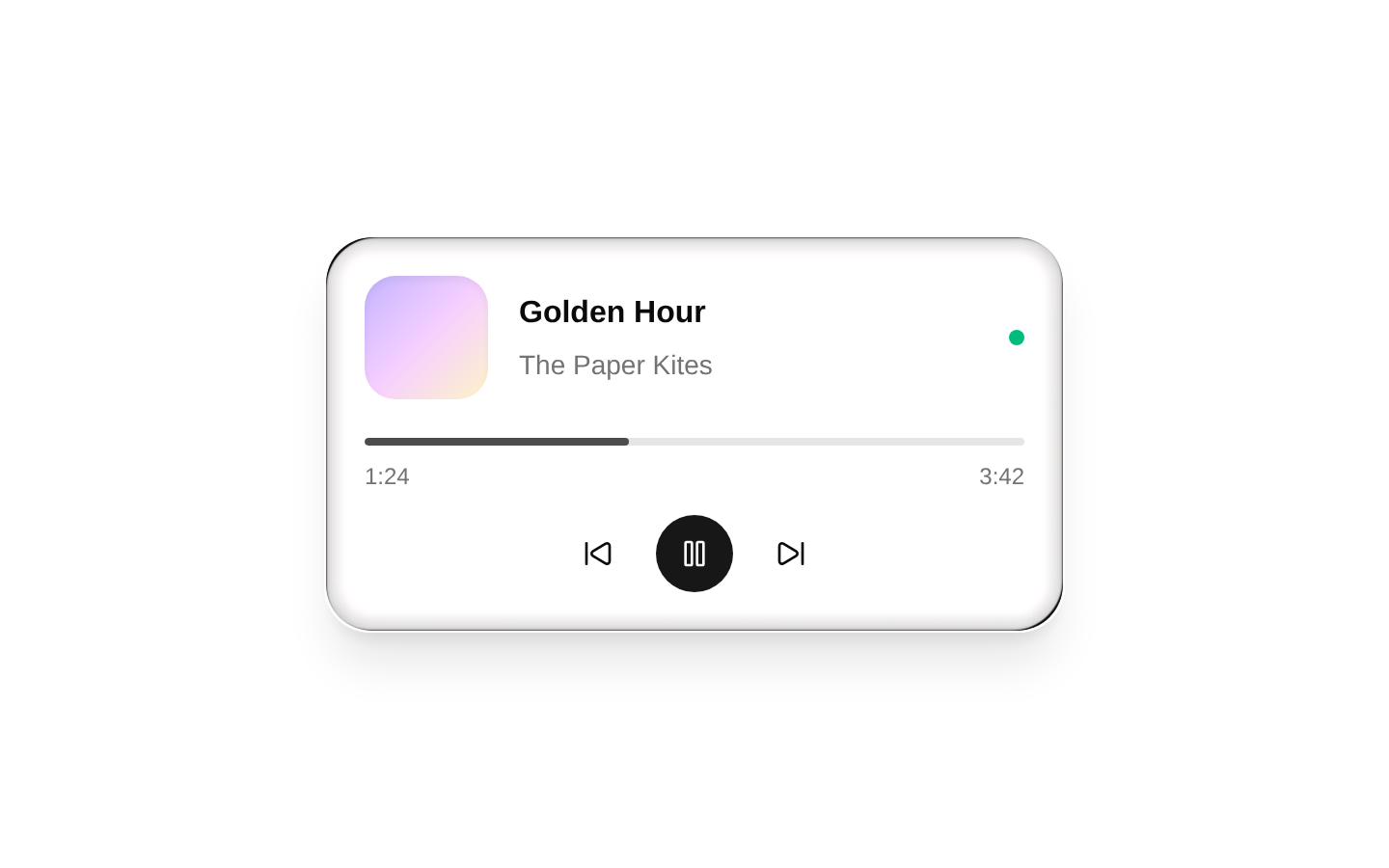Liquid Glass Card