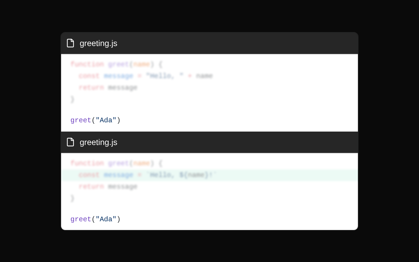 Code Comparison