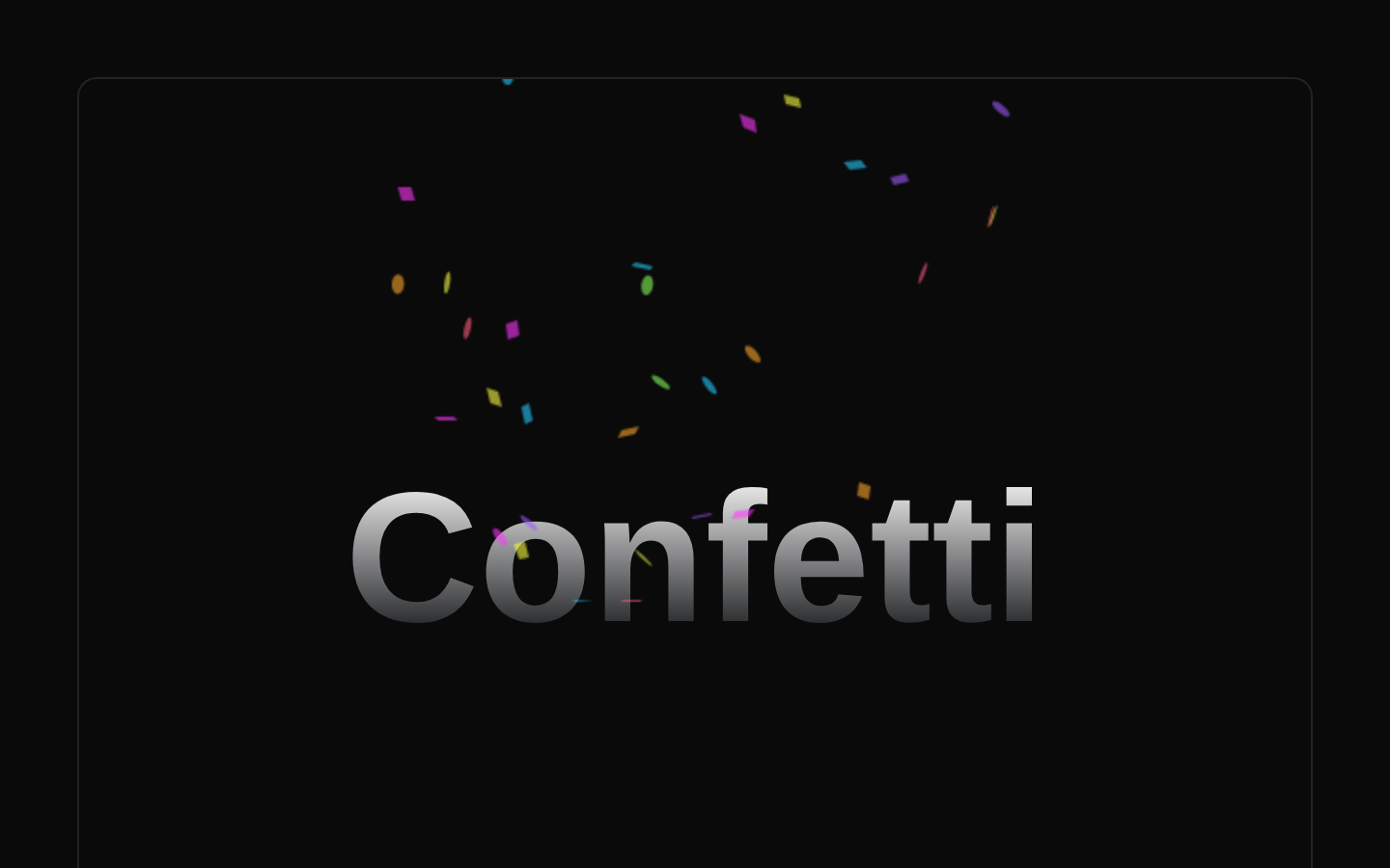Confetti Demo