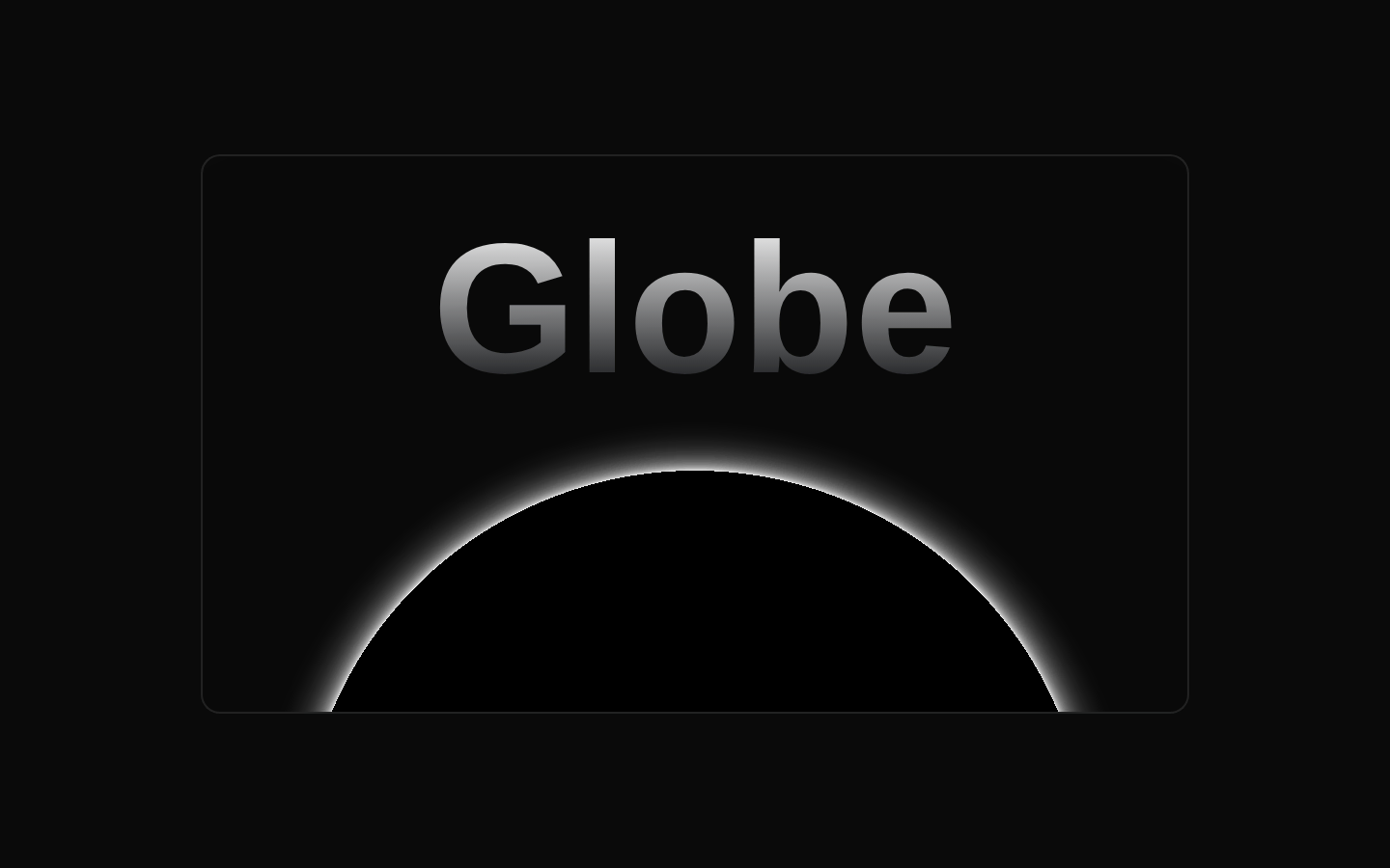 Globe Demo