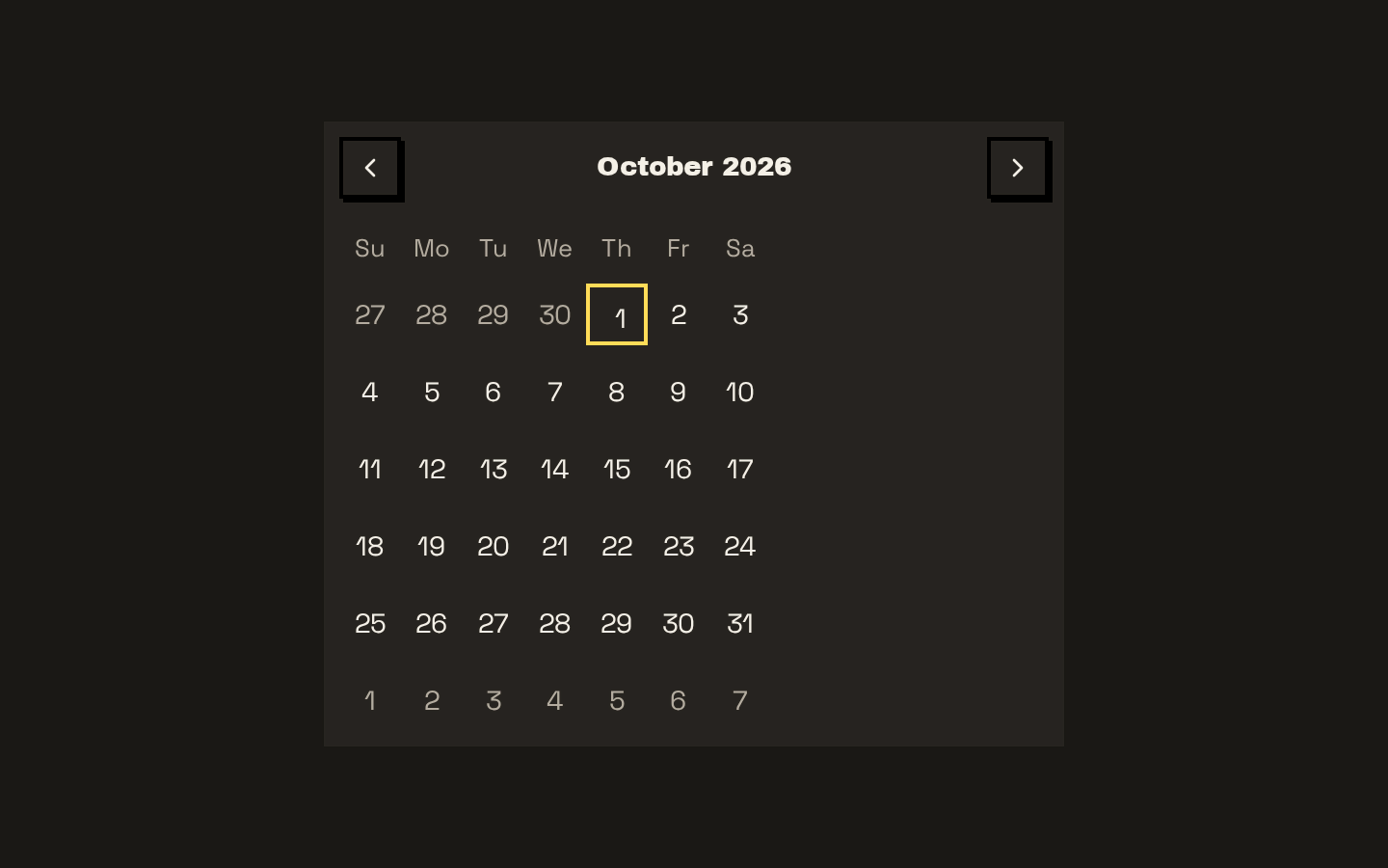Calendar