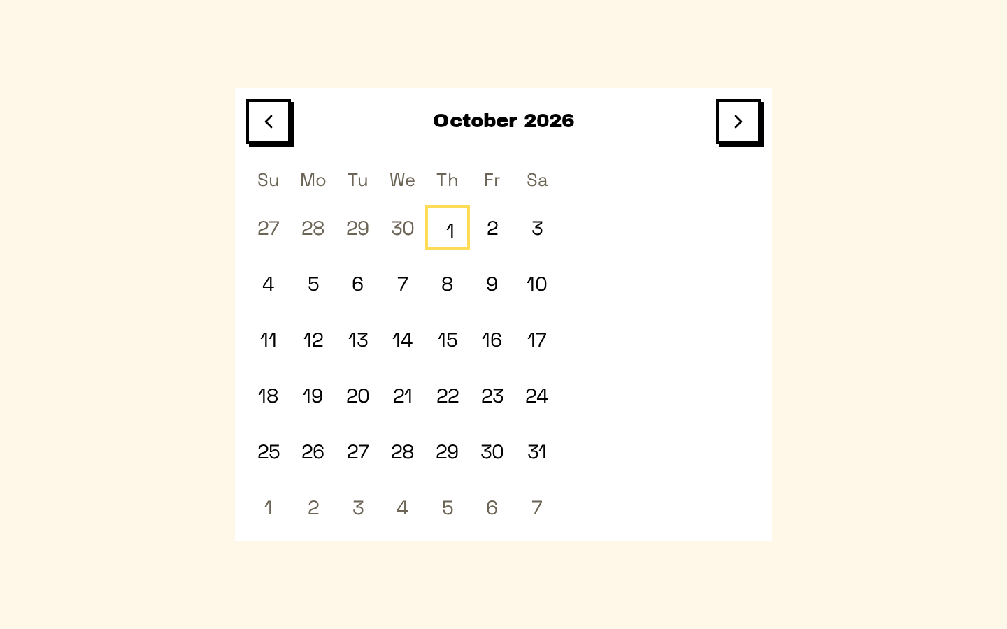 Calendar