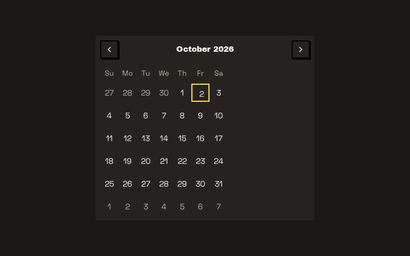 Calendar