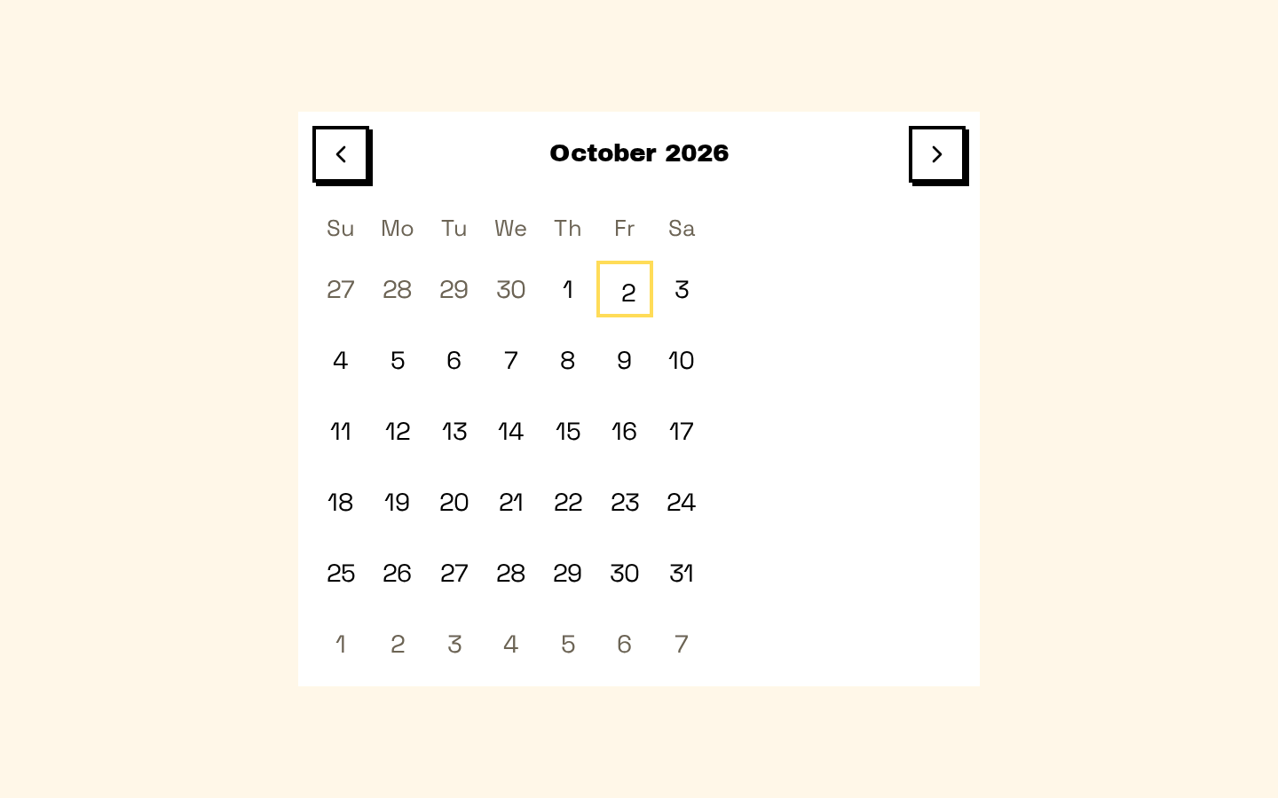 Calendar
