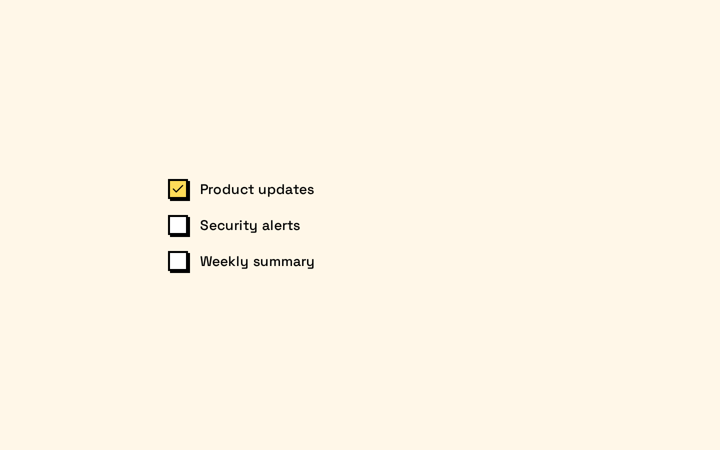 Checkbox