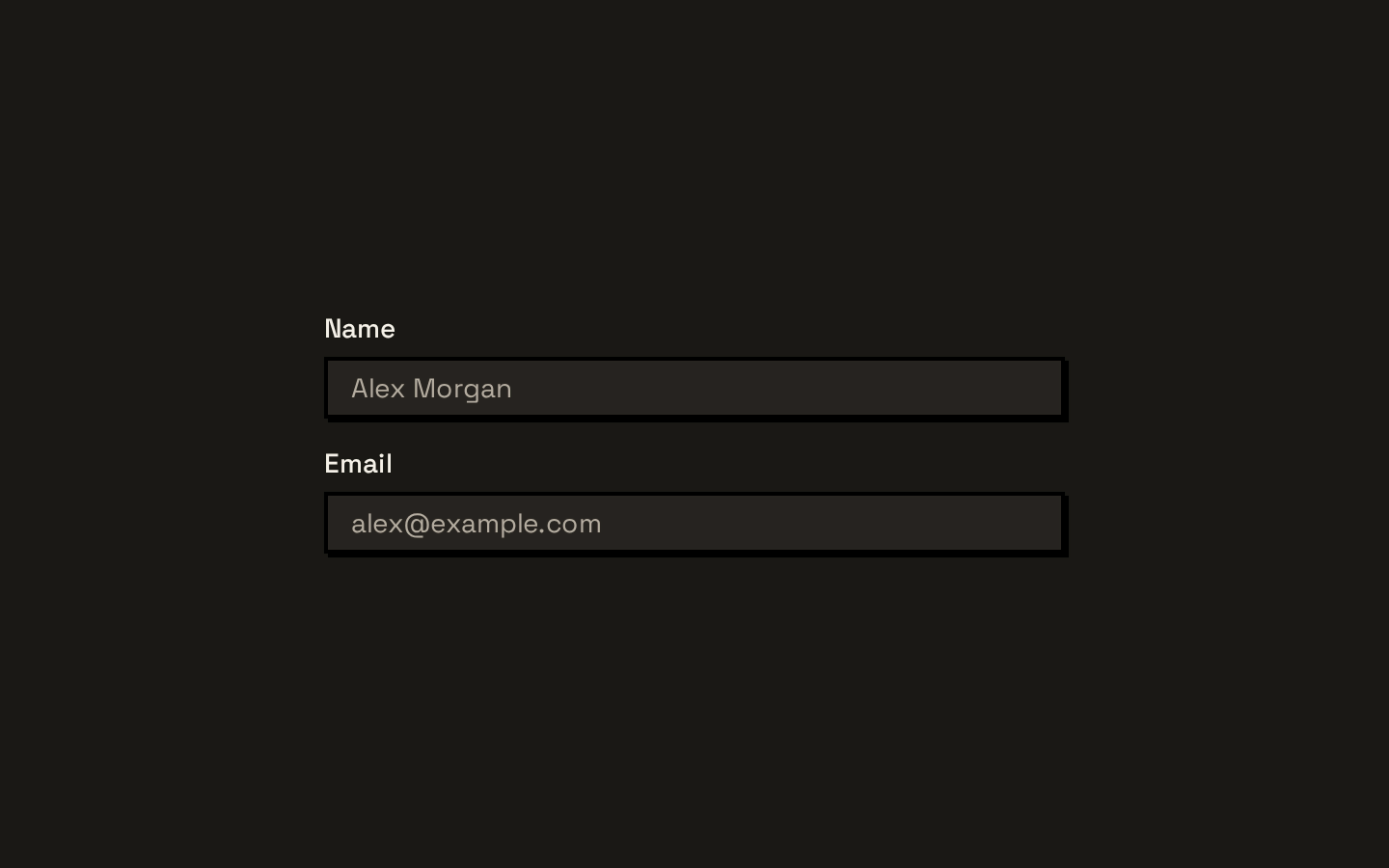 Input