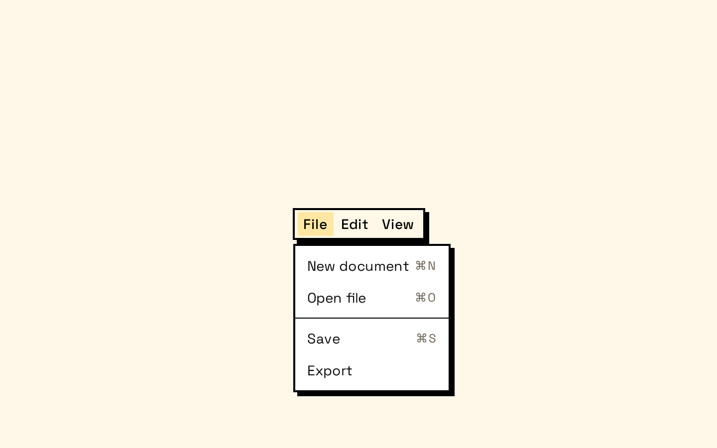 Menubar