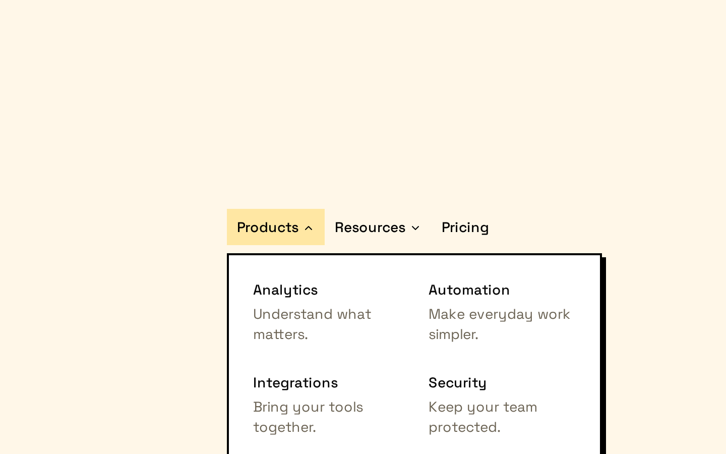 Navigation Menu