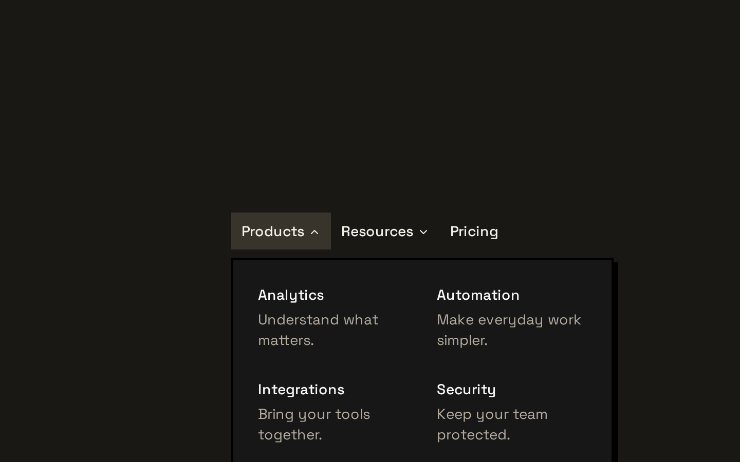 Navigation Menu