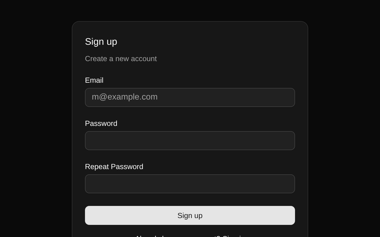 Password Based Auth flow for React and Supabase